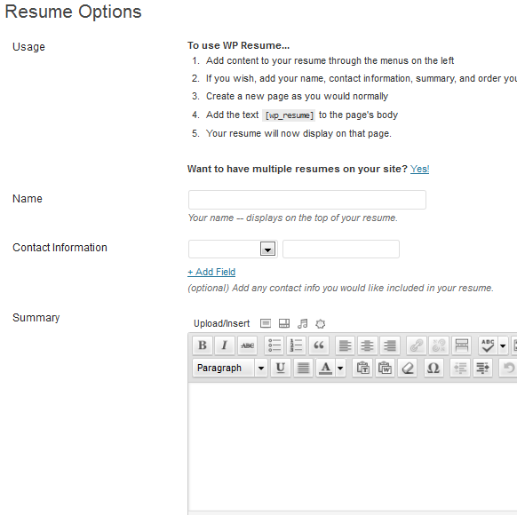 How to add a resume to an online application