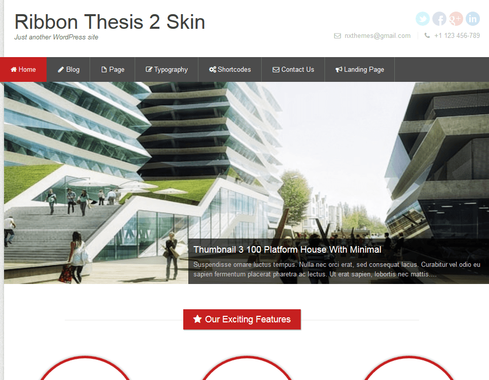 Thesis real estate skin