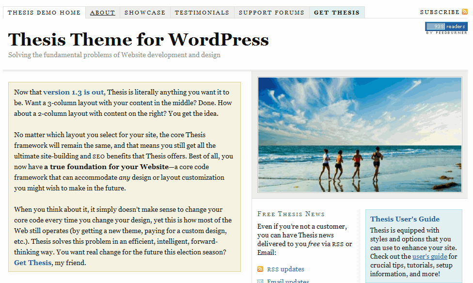 thesis wordpress theme free download