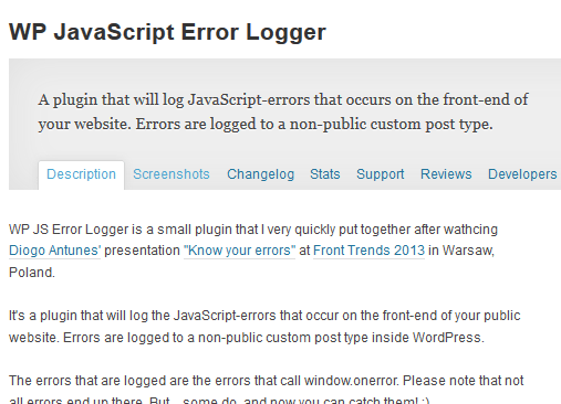 error logger