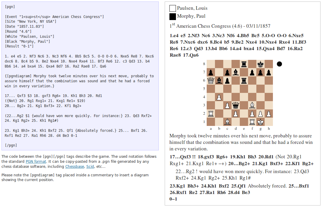 RPB Chessboard – WordPress plugin
