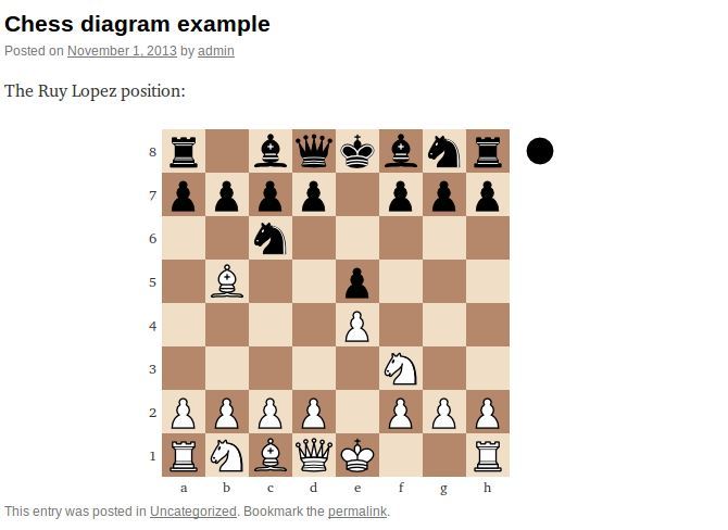 RPB Chessboard – WordPress plugin