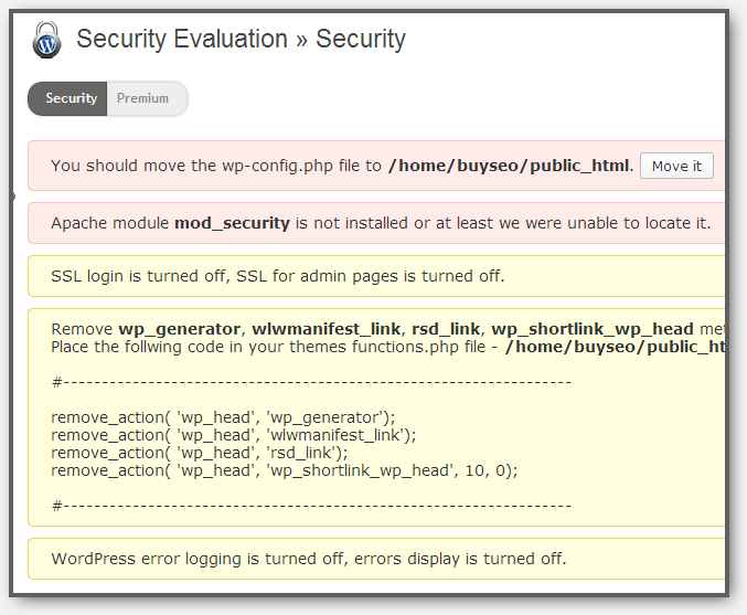 security evaluation