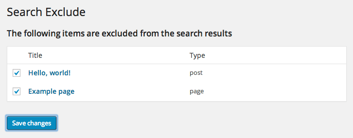 search exclude