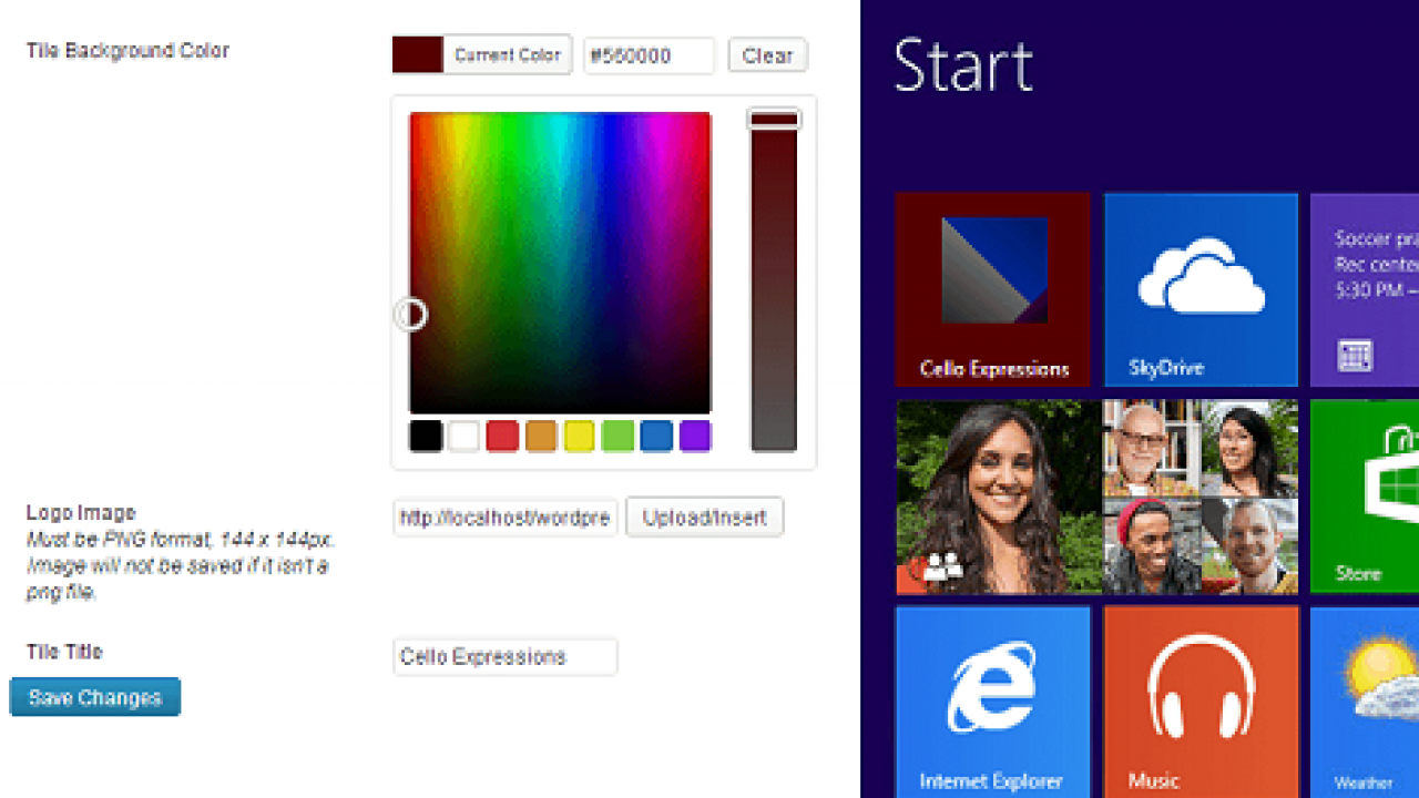 How To Create Live Tiles For WordPress Sites - WP Solver
