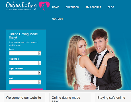 dating site wordpress template