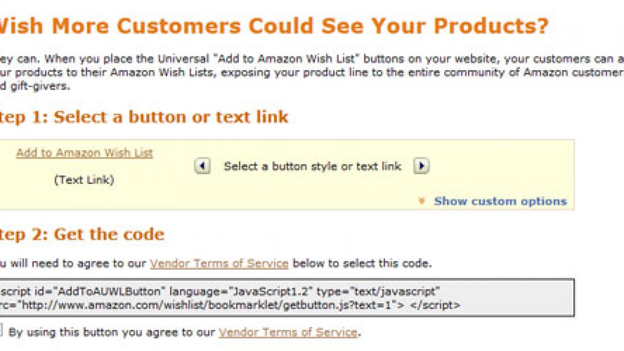 How to get your amazon wishlist link