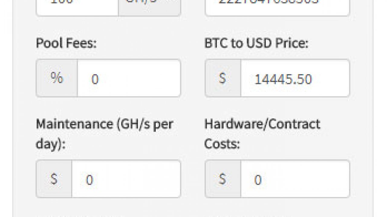 crypto compare mining calculators crypto compare mining calculators