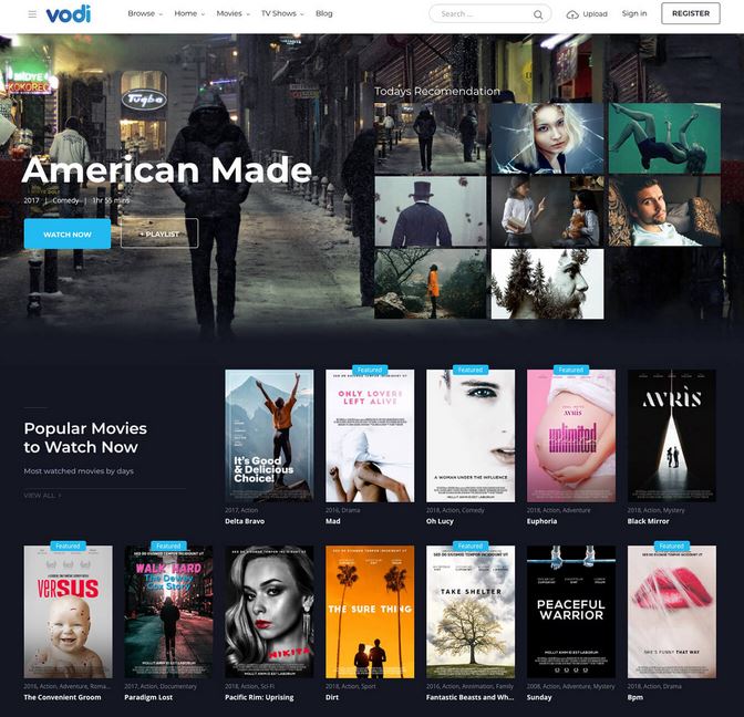 Vodi: WordPress Theme for Movies & Video Streaming Sites - WP Solver