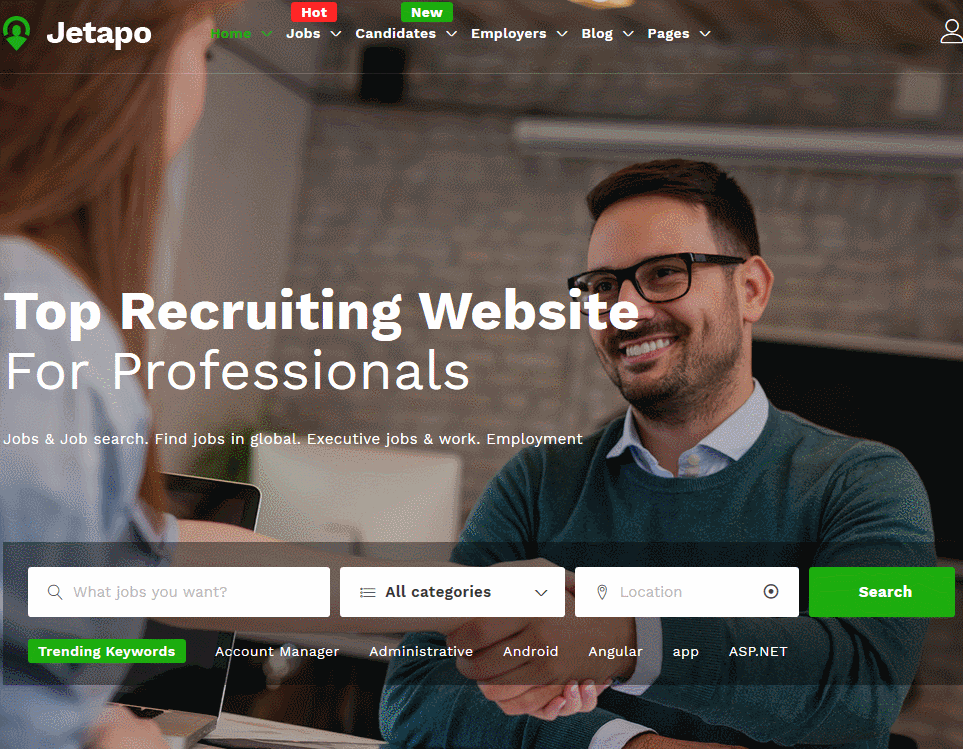 Jetapo: Job Board Elementor Theme - WP Solver 3