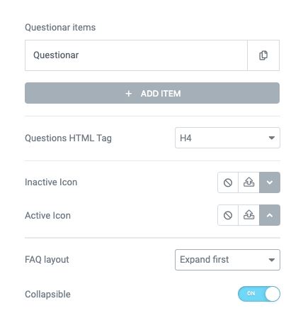 Questionar: Elementor FAQ Accordions Extension 1