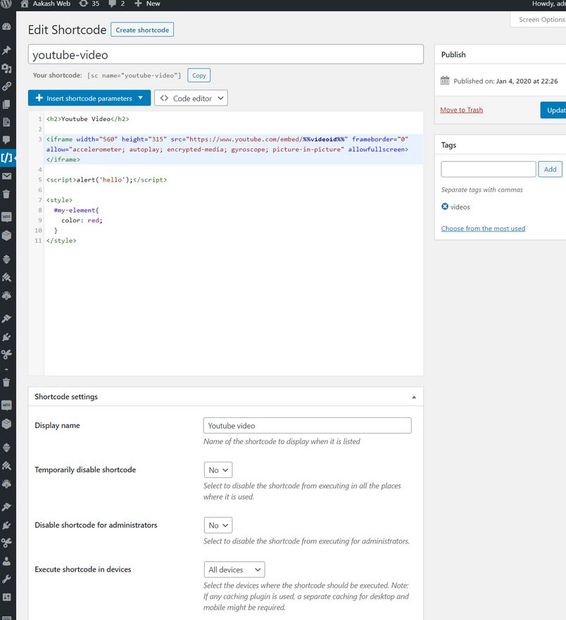 Shortcoder for WordPress Lets You Create Shortcodes for Anything 1