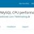 PHP MySQL CPU Performance Statistics