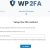 WP 2FA