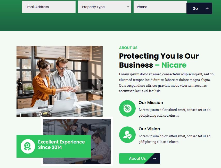 Nicare: Insurance Divi WordPress Theme 1