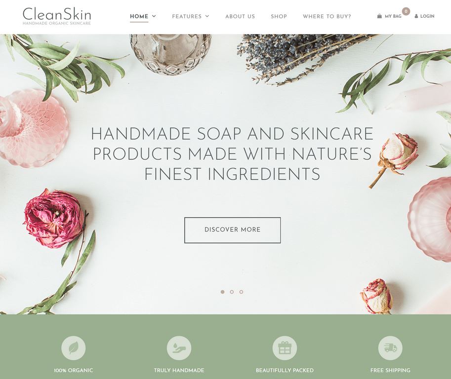 15+ WordPress Themes for Cosmetics Shops & Beauty Product Stores 14