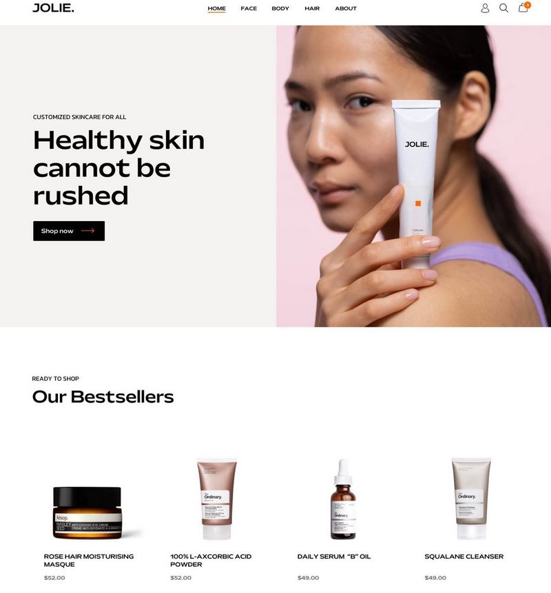 15+ WordPress Themes for Cosmetics Shops & Beauty Product Stores 1