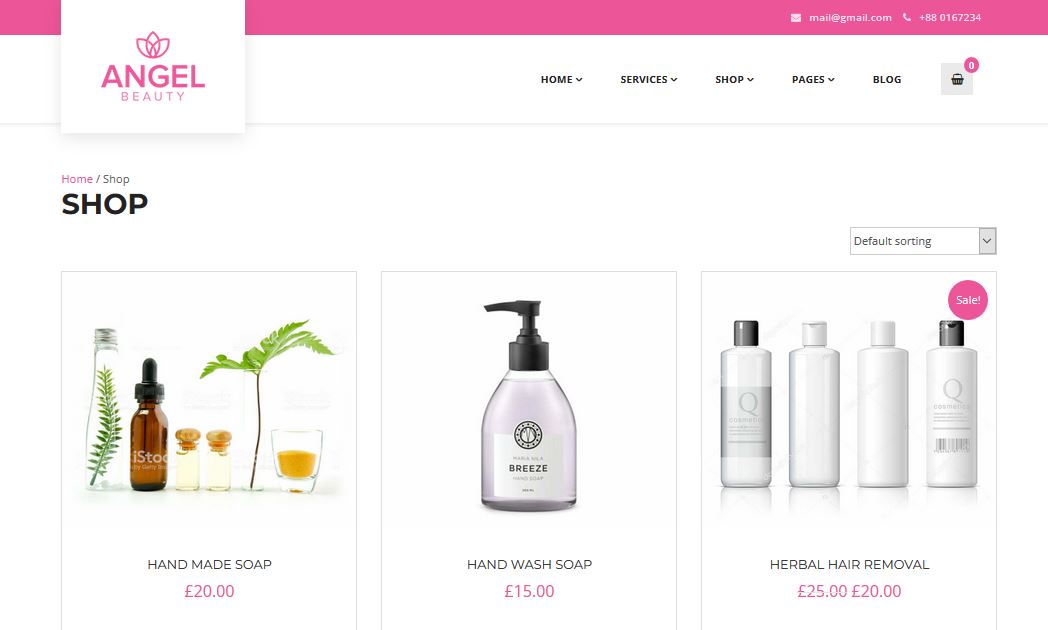 15+ WordPress Themes for Cosmetics Shops & Beauty Product Stores 7