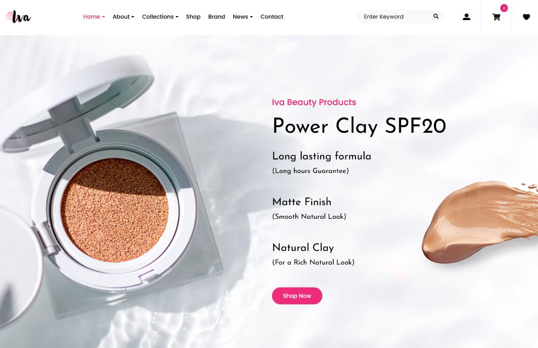 15+ WordPress Themes for Cosmetics Shops & Beauty Product Stores 5