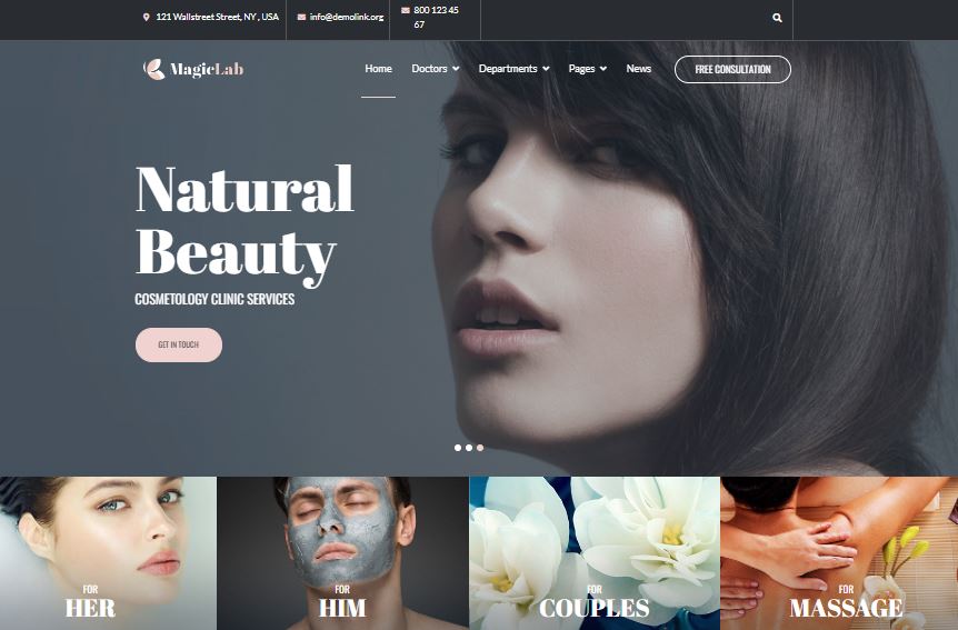 15+ WordPress Themes for Cosmetics Shops & Beauty Product Stores 8