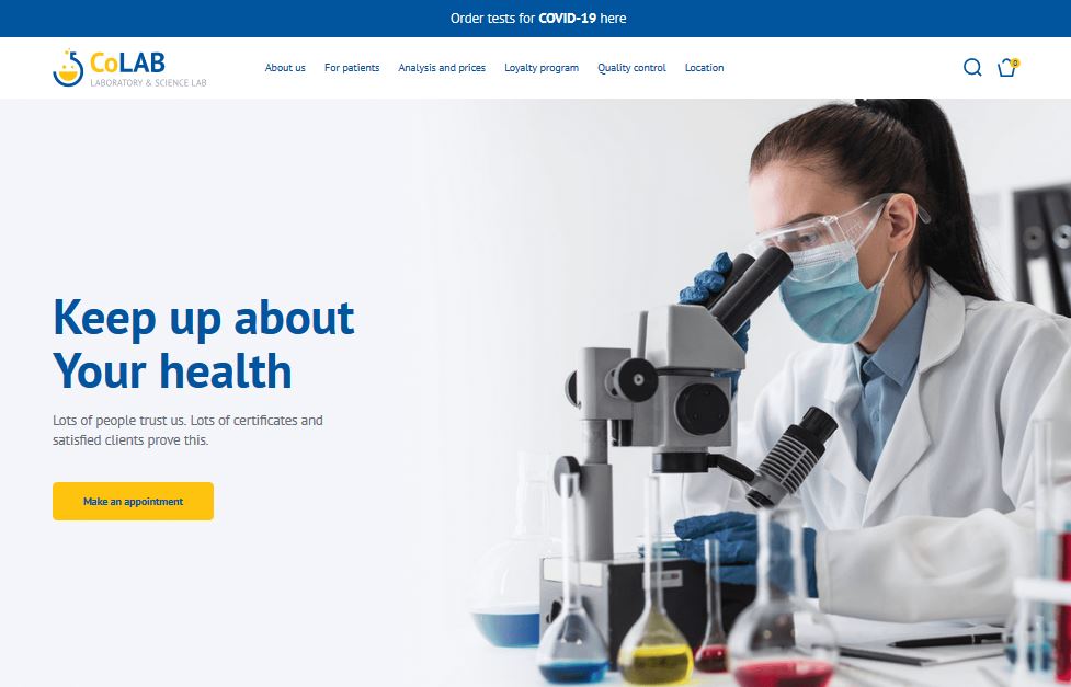 15 WordPress Themes for Science Research Labs 3