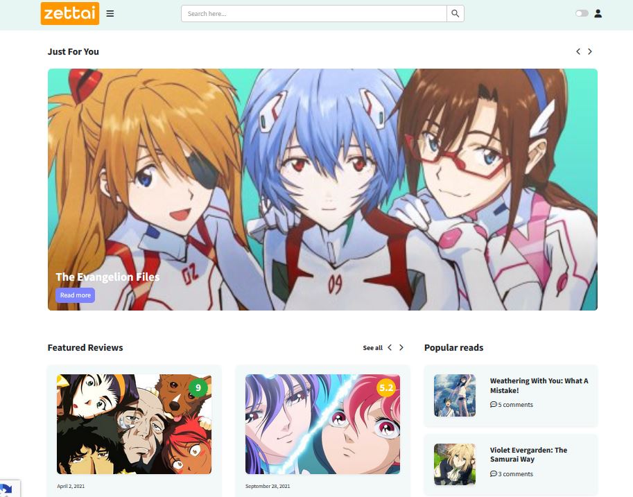 Anime  Free Bootstrap 4 HTML5 Gaming  Anime Website Template